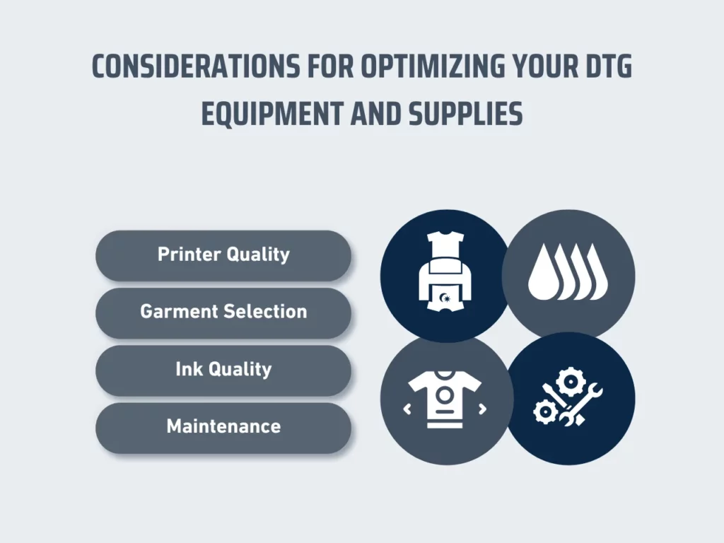 considerations for optimizing your dtg equipment and supplies homepage