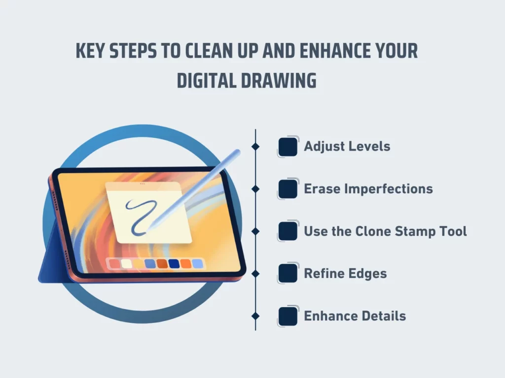 key steps to clean up and enhance your digital drawing homepage