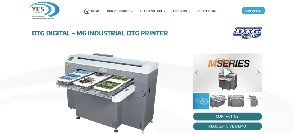 dtg m6n industrial dtg printer homepage