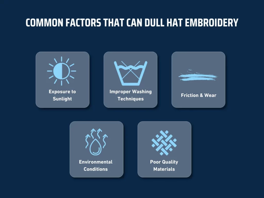 common factor that can dull hat embroidery homepage