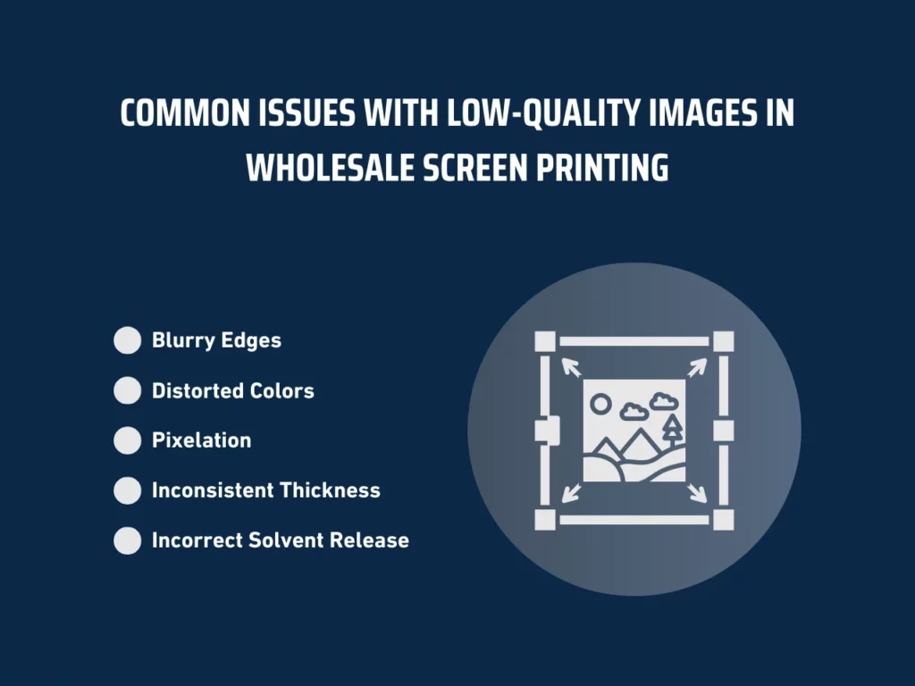 common issues with low-quality images in wholesale screen printing homepage