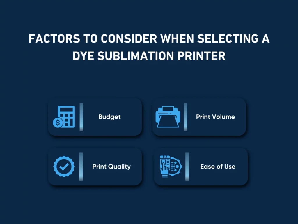 factors to consider when selecting a dye sublimation printer homepage