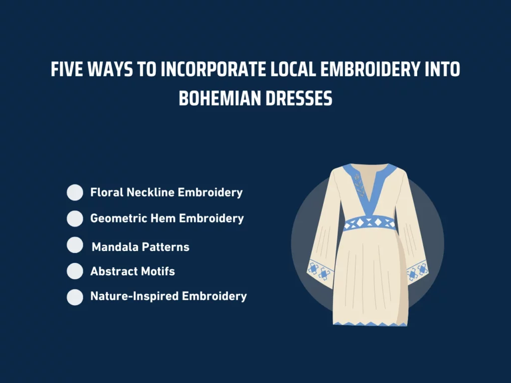 five ways to incorporate local embroidery into bohemian dresses homepage