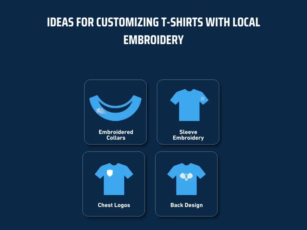 ideas for customizing t-shirts with local embroidery homepage