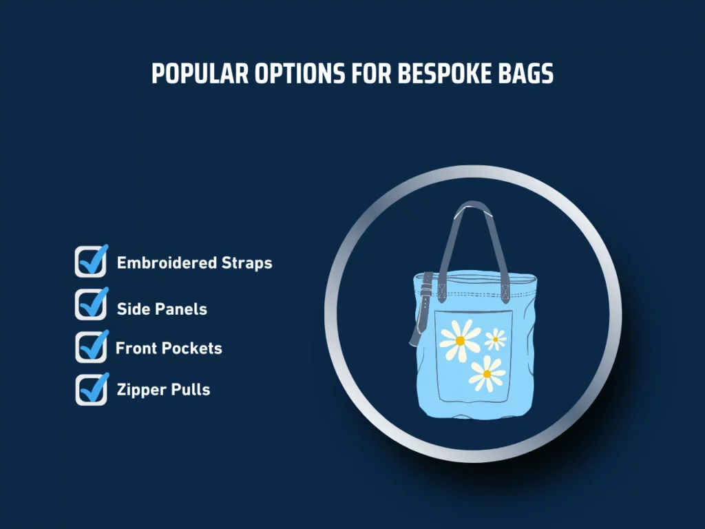 popular options for bespoke bags homepage