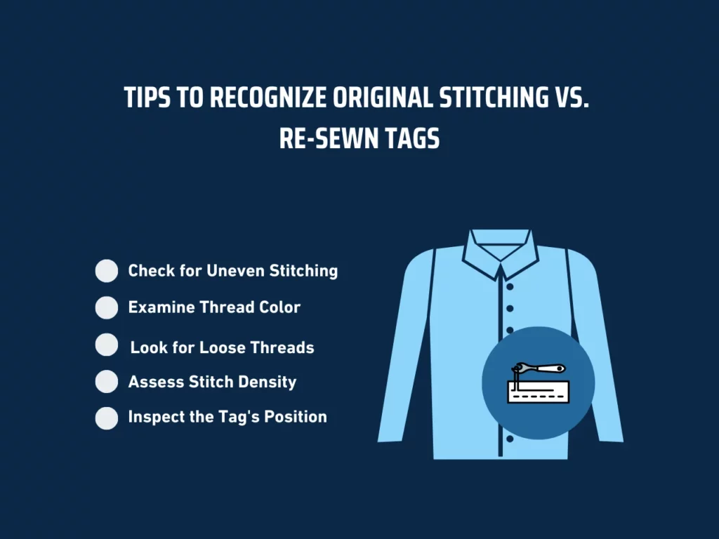 tips to recognize original stitching vs re-sewn tags homepage