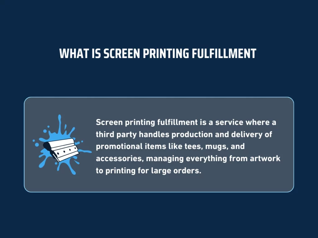 what is screen printing fulfillment homepage