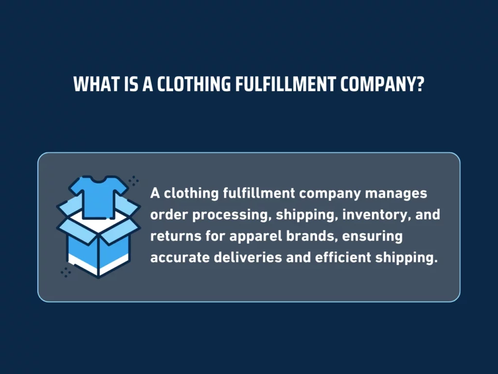 what is a clothing fulfillment company homepage